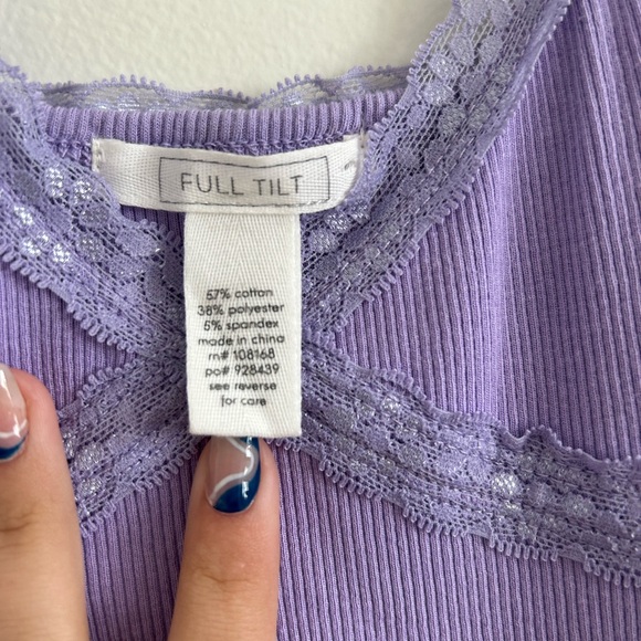 purple full tilt lace dress - Picture 3 of 3